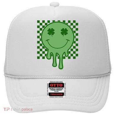 Retro Groovy St Patricks Smiley Hat