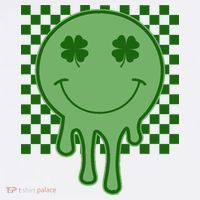 Retro Groovy St Patricks Smiley Toddler T-Shirt thumb 4