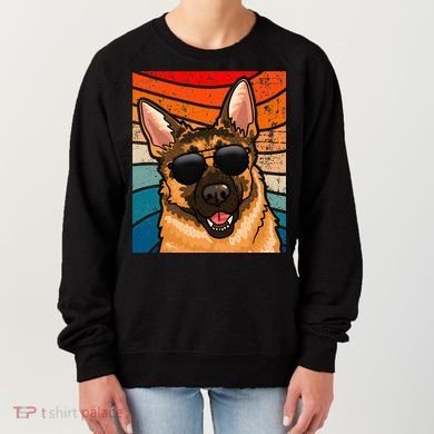 Retro German Shepherd German Shepherd Dog Women's Sweatshirt