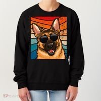 Retro German Shepherd German Shepherd Dog Women's Sweatshirt thumb 0