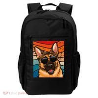Retro German Shepherd German Shepherd Dog Backpack thumb 0