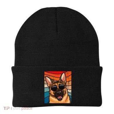 Retro German Shepherd German Shepherd Dog Beanie