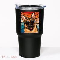 Retro German Shepherd German Shepherd Dog Tumbler thumb 0