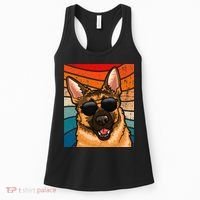 Retro German Shepherd German Shepherd Dog Women's Tank Top thumb 0