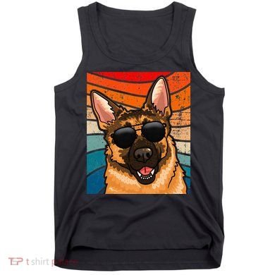 Retro German Shepherd German Shepherd Dog Tank Top