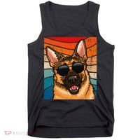 Retro German Shepherd German Shepherd Dog Tank Top thumb 0