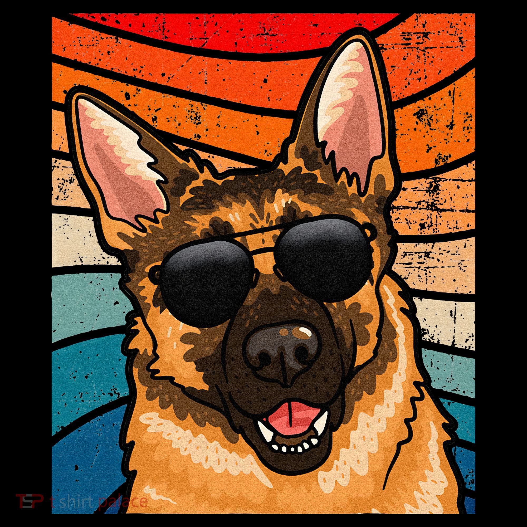 Retro German Shepherd German Shepherd Dog Visor