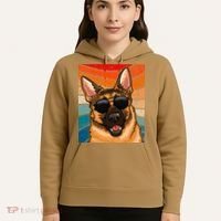 Retro German Shepherd German Shepherd Dog Hoodie thumb 5