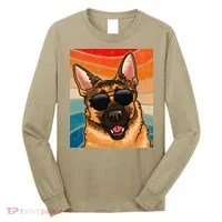 Retro German Shepherd German Shepherd Dog Long Sleeve Shirt thumb 0