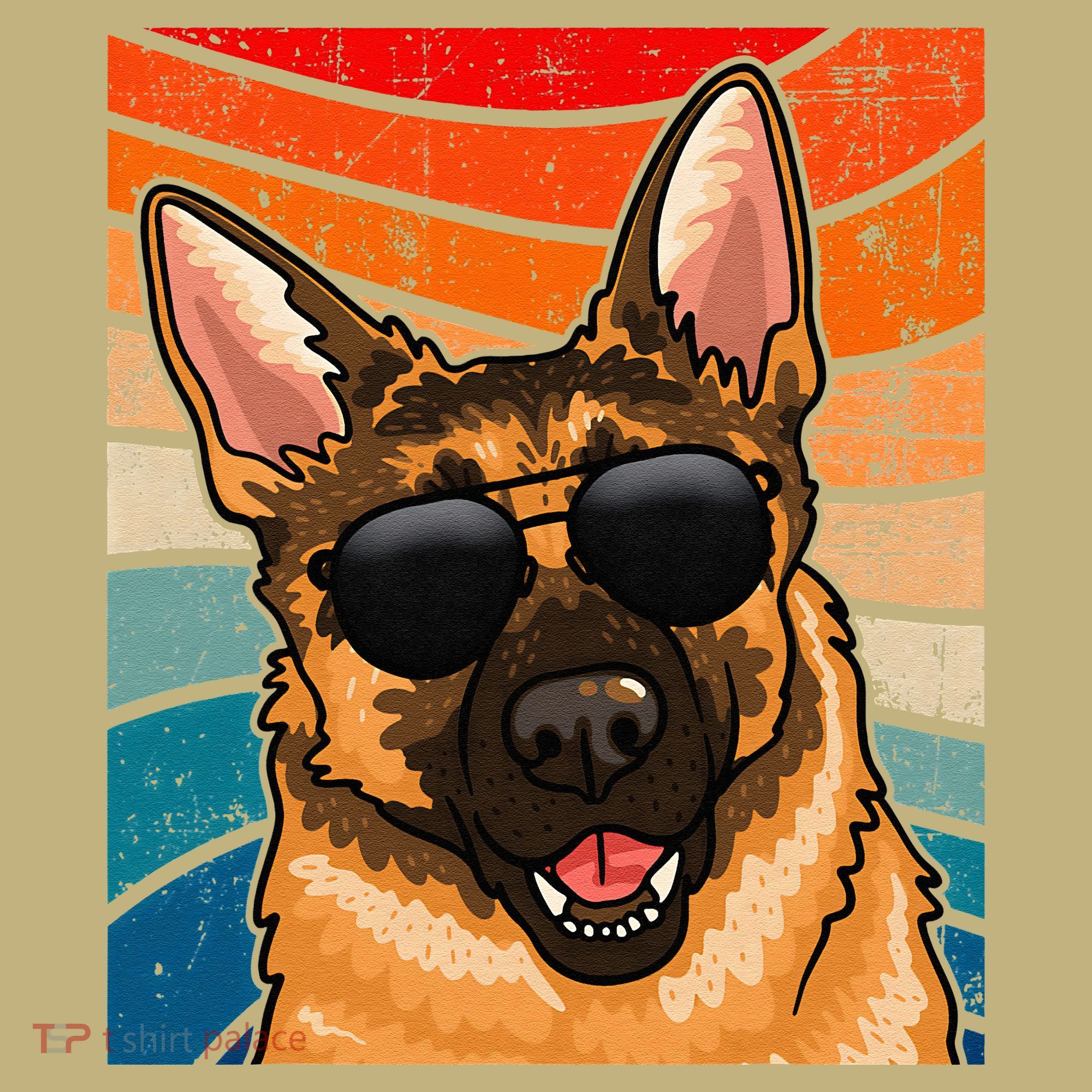 Retro German Shepherd German Shepherd Dog Sweatshirt