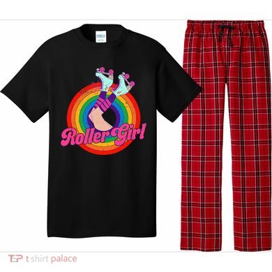 Roller Girl Skater Skating Retro Vintage 70s 80s Skates Pajama Set