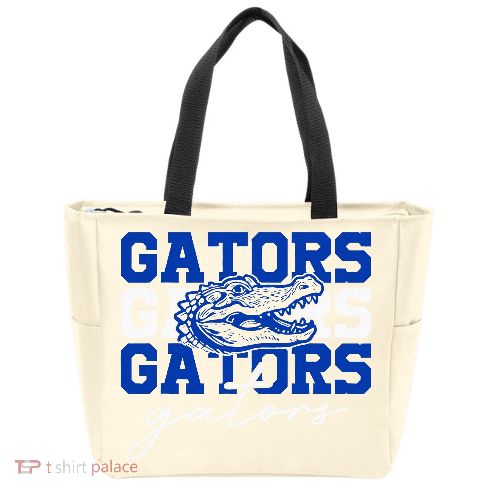 Retro Gators School Sports Name Team Tote Bag