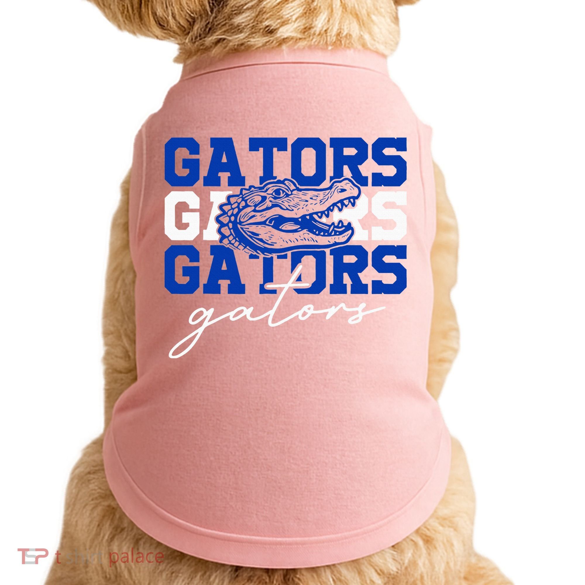 Retro Gators School Sports Name Team Doggie Tank
