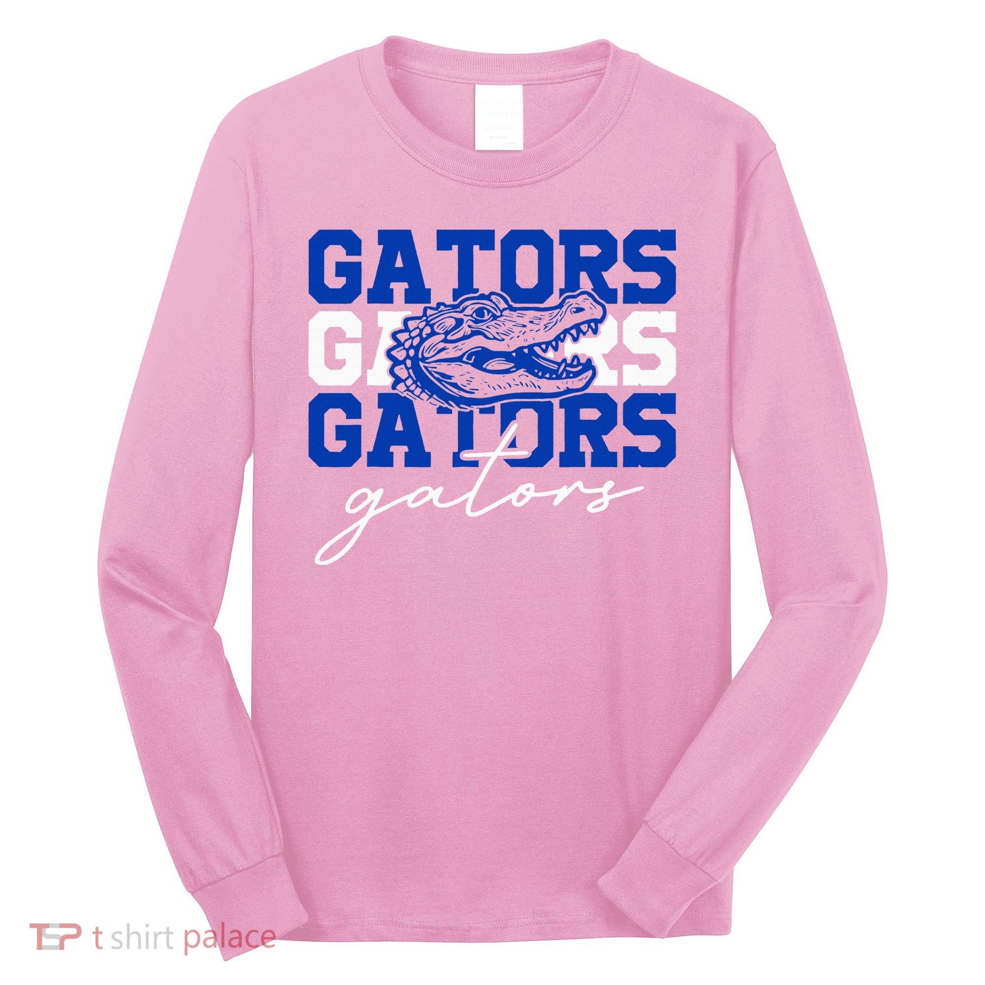 Retro Gators School Sports Name Team Long Sleeve Shirt