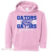 Retro Gators School Sports Name Team Toddler Hoodie thumb 0