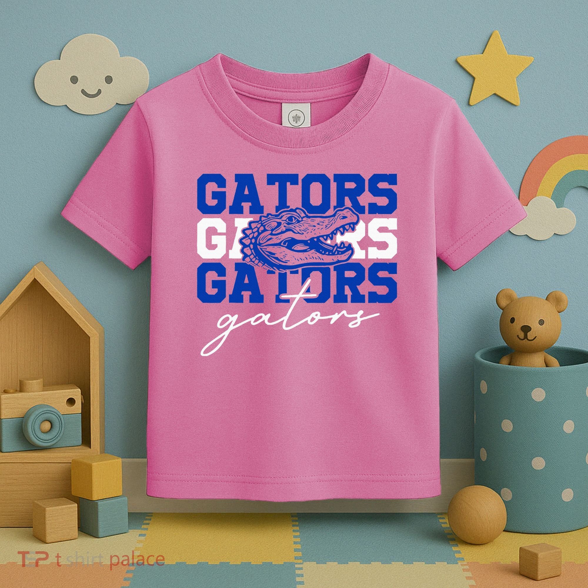 Retro Gators School Sports Name Team Toddler T-Shirt