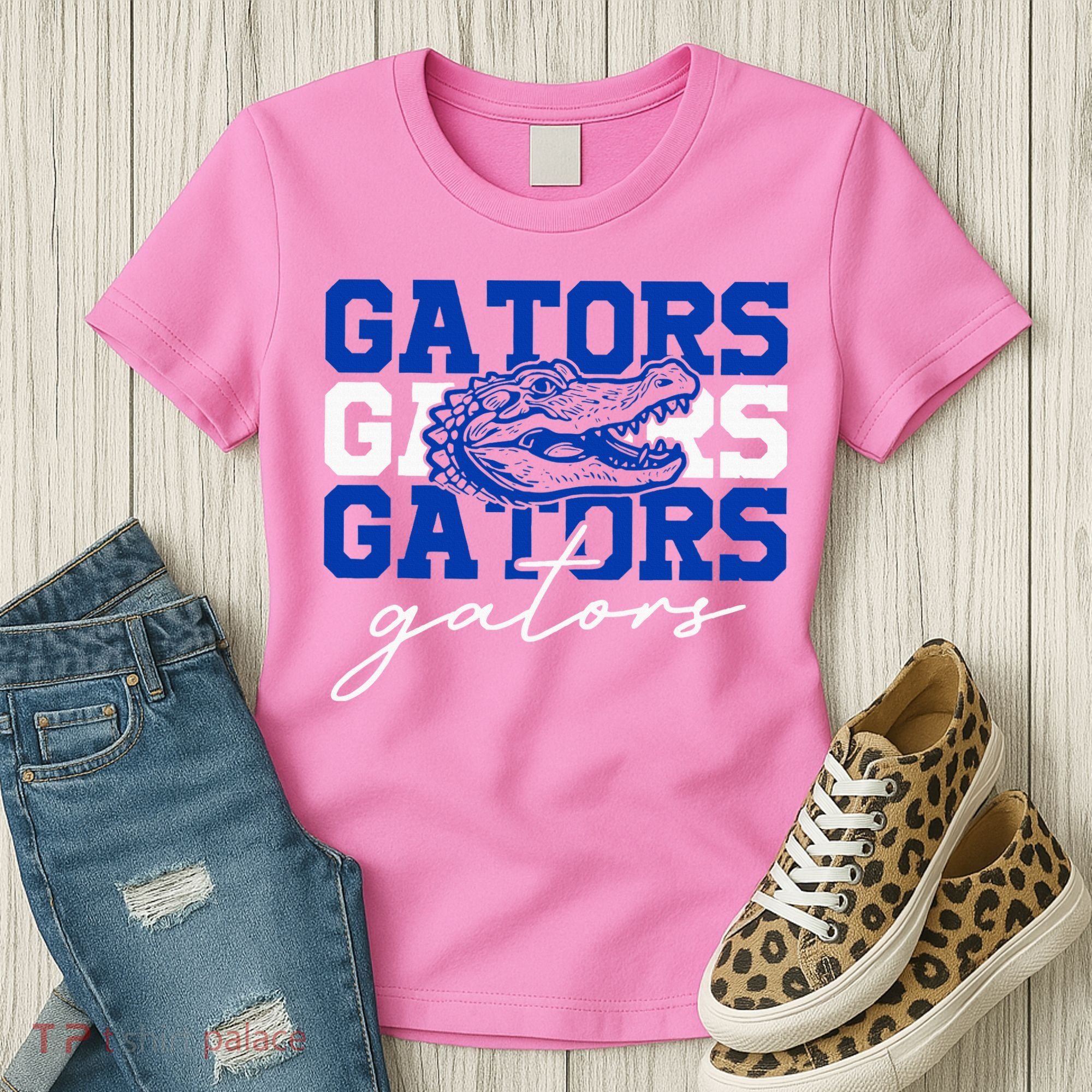 Retro Gators School Sports Name Team Women's T-Shirt