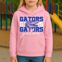 Retro Gators School Sports Name Team Kids Hoodie thumb 3