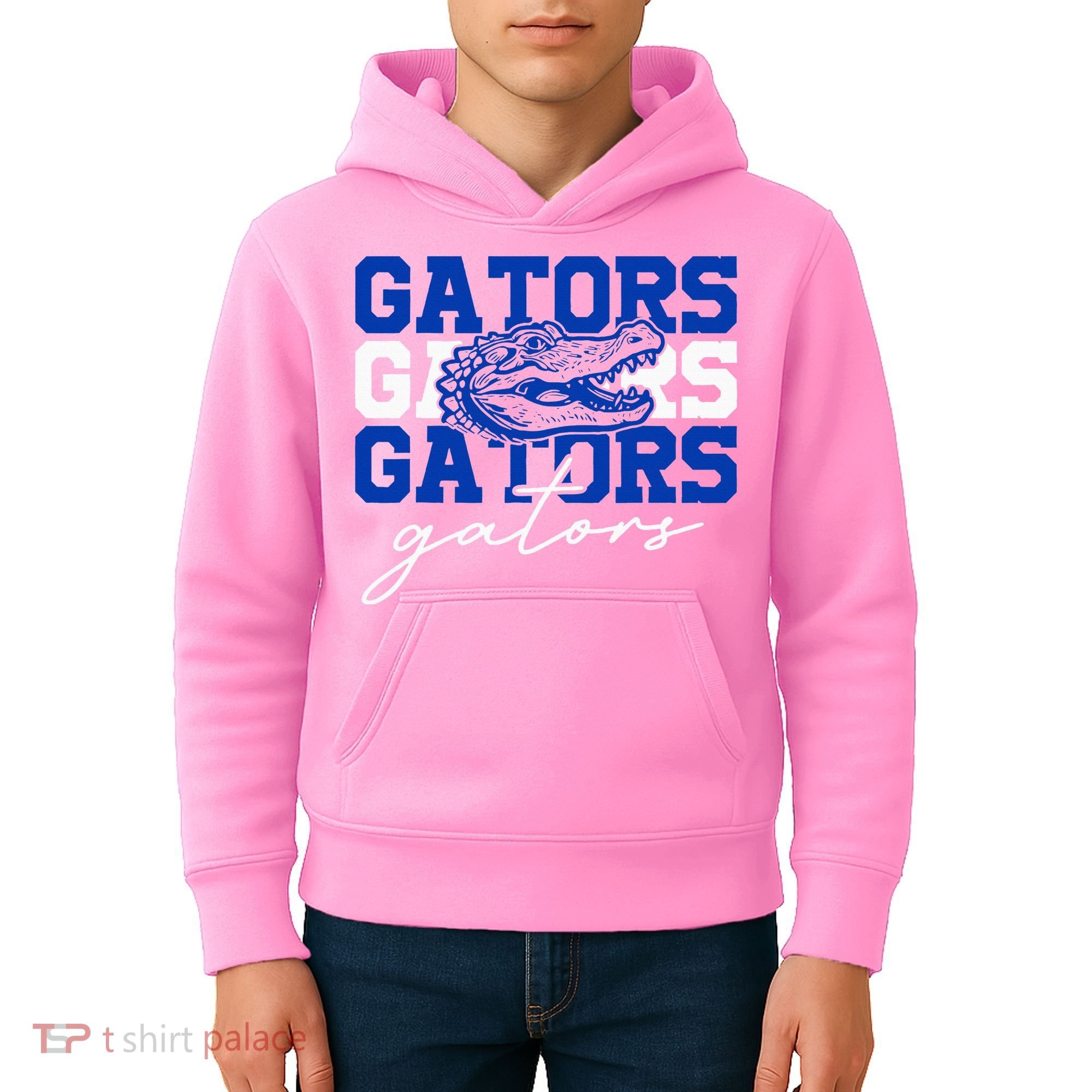 Retro Gators School Sports Name Team Kids Hoodie