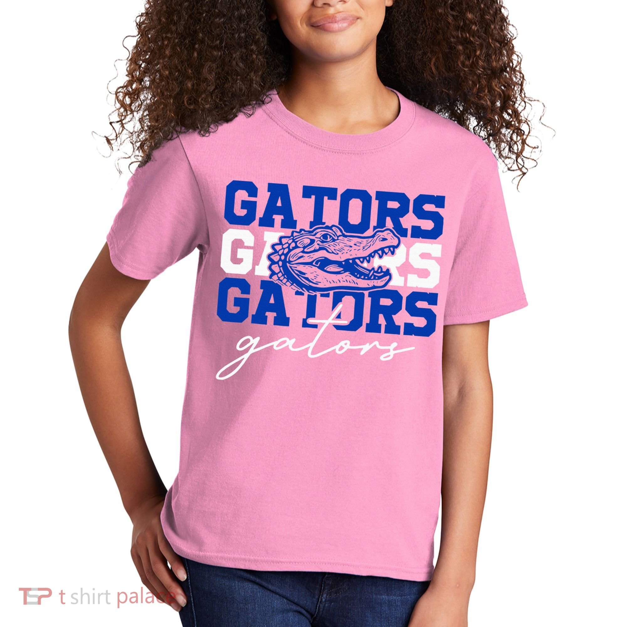 Retro Gators School Sports Name Team Kids T-Shirt