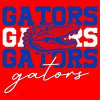 Retro Gators School Sports Name Team Santa Hat thumb 1