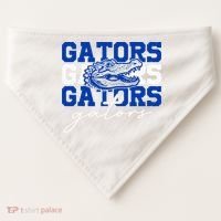 Retro Gators School Sports Name Team USA-Made Doggie Bandana thumb 0