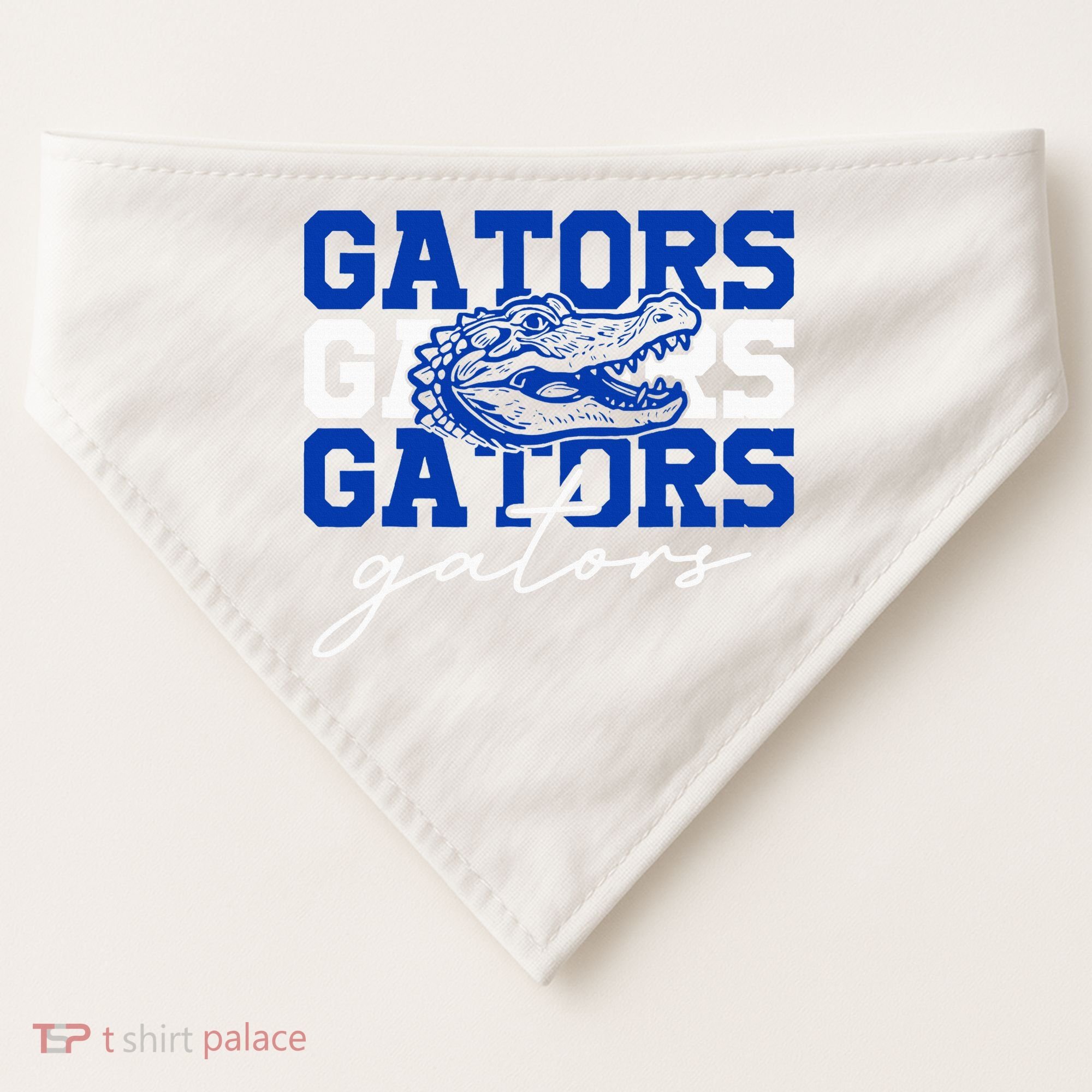 Retro Gators School Sports Name Team USA-Made Doggie Bandana