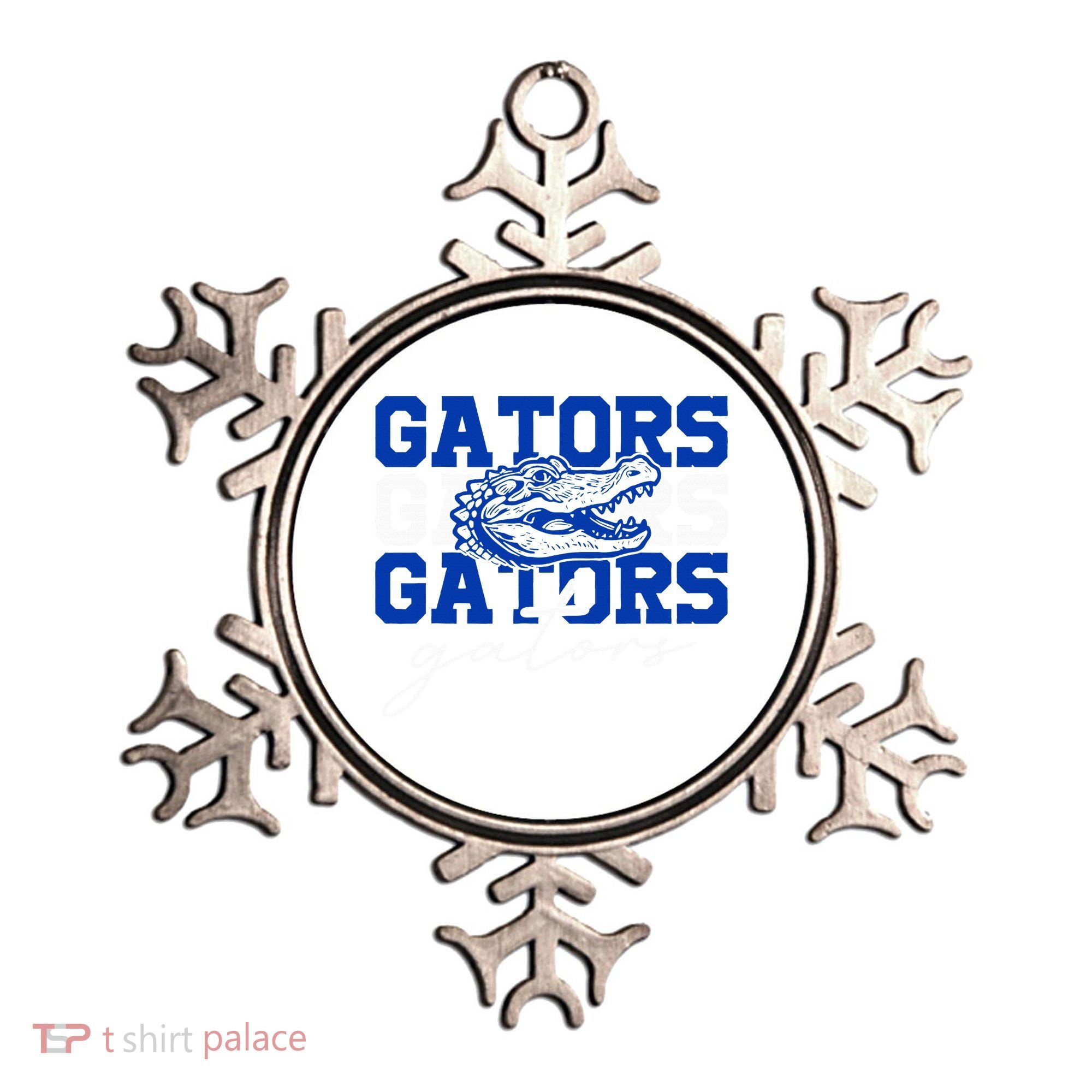 Retro Gators School Sports Name Team Ornament