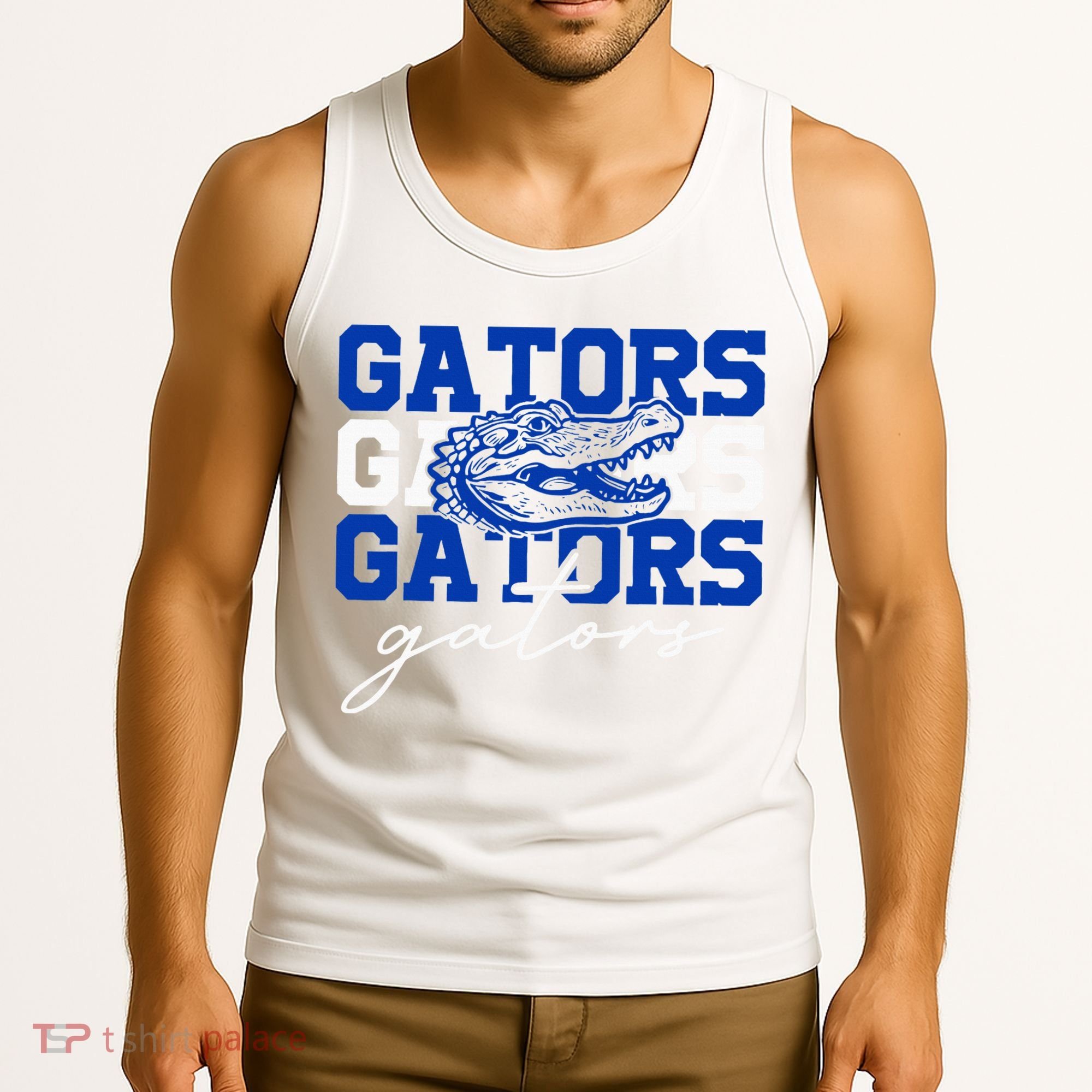 Retro Gators School Sports Name Team Tank Top
