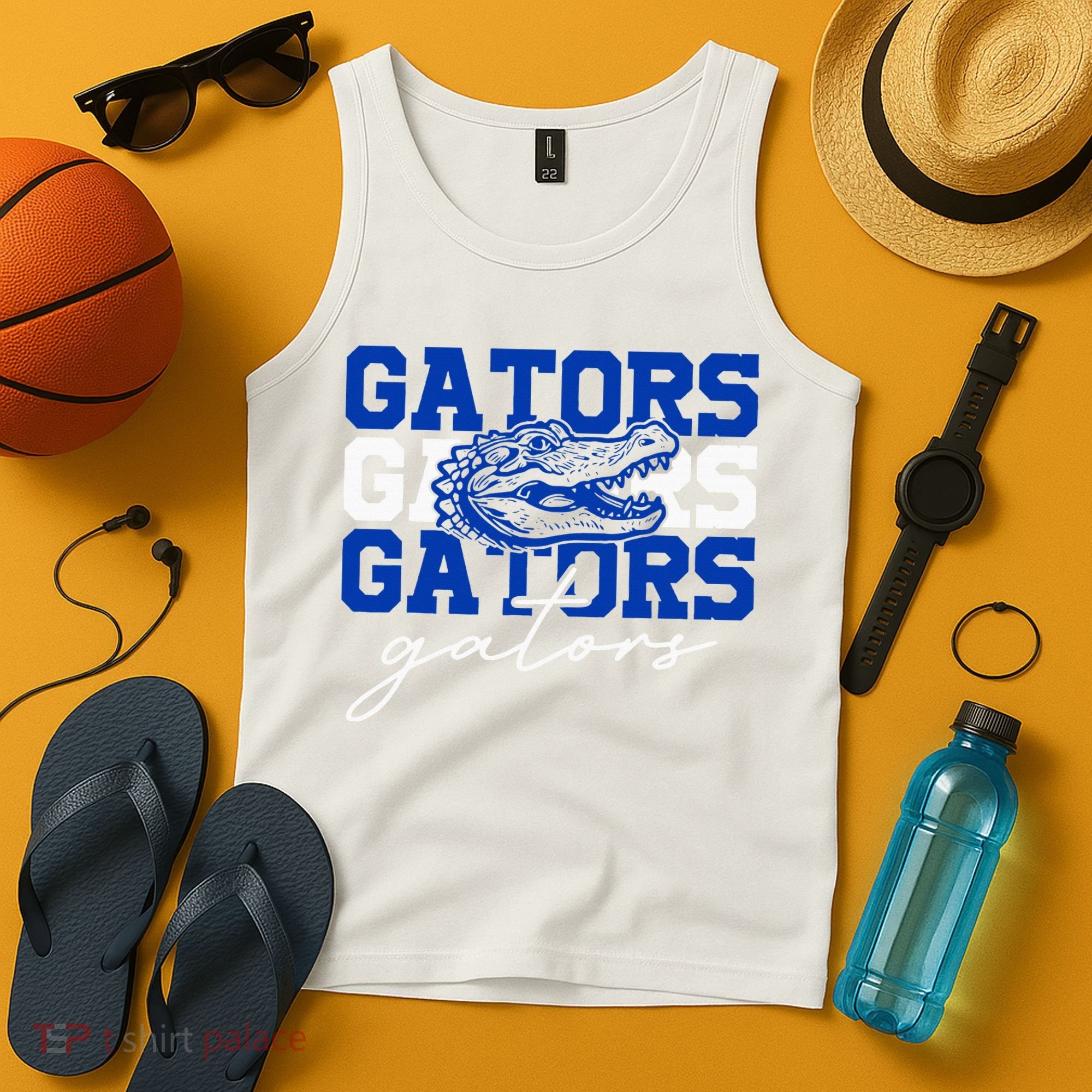 Retro Gators School Sports Name Team Tank Top