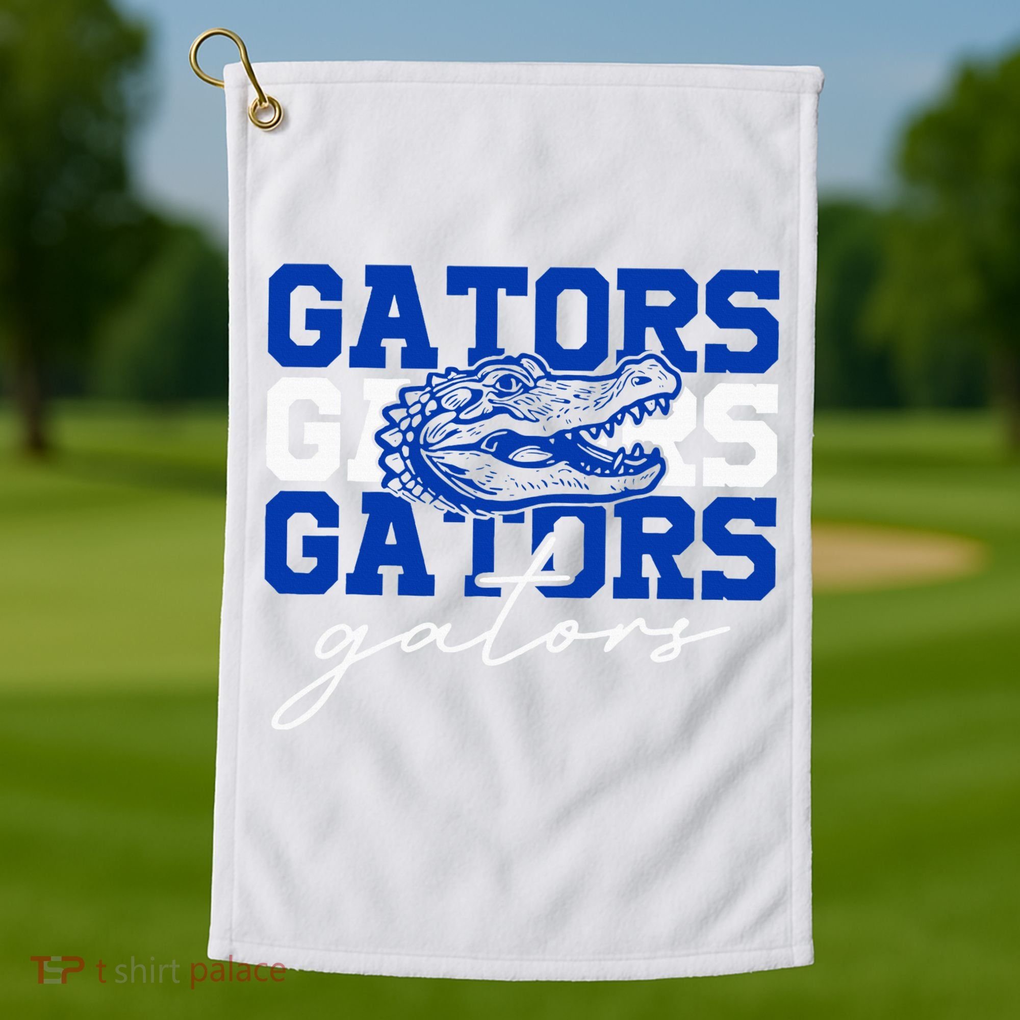 Retro Gators School Sports Name Team Golf Towel