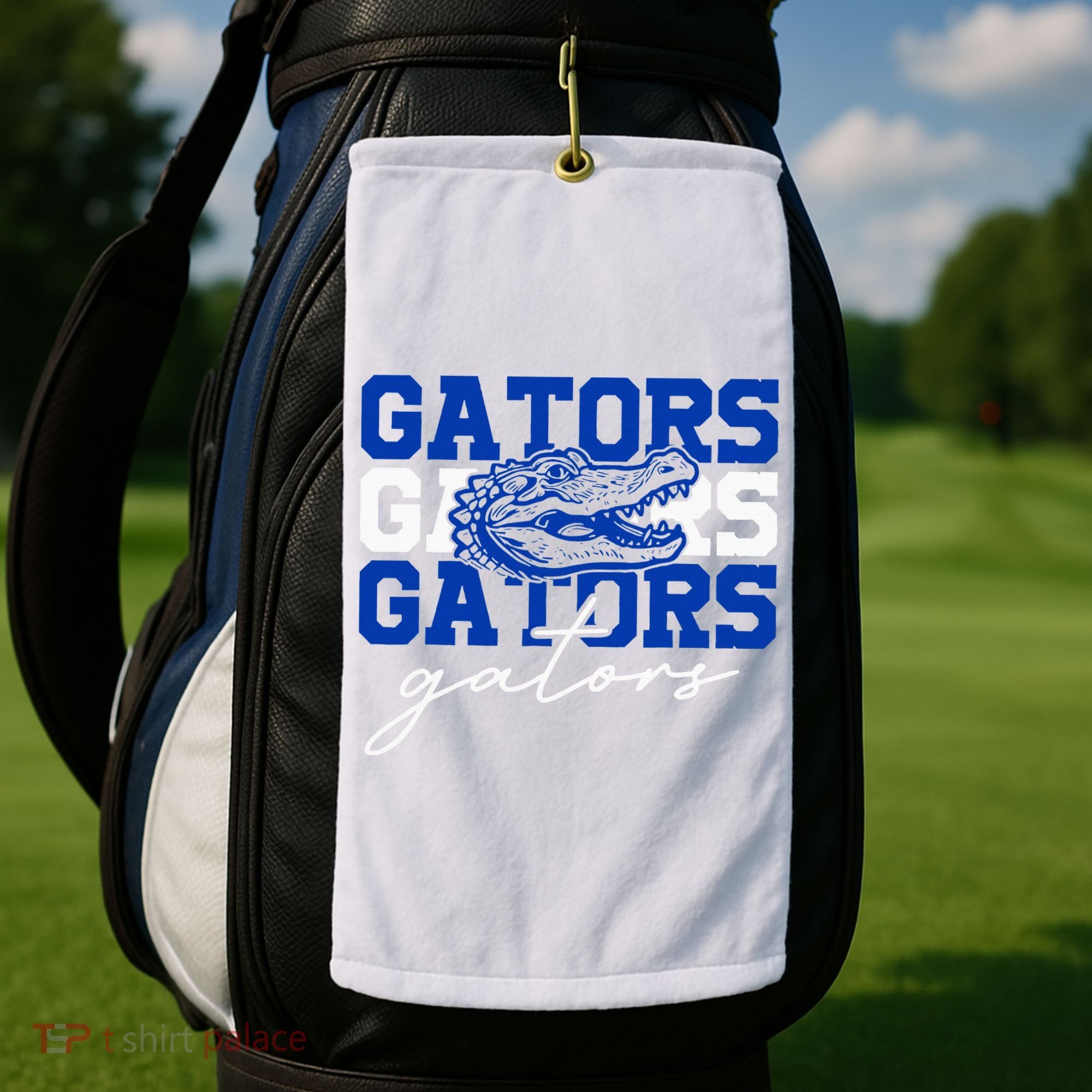 Retro Gators School Sports Name Team Golf Towel