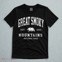 Retro Great Smoky Mountains National Park Hiking T-Shirt thumb 5
