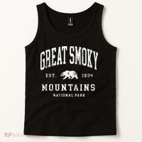 Retro Great Smoky Mountains National Park Hiking Tank Top thumb 2