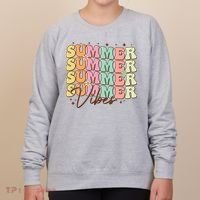 Retro Groovy Summer Vibes For  Summer Vacation Women's Sweatshirt thumb 0