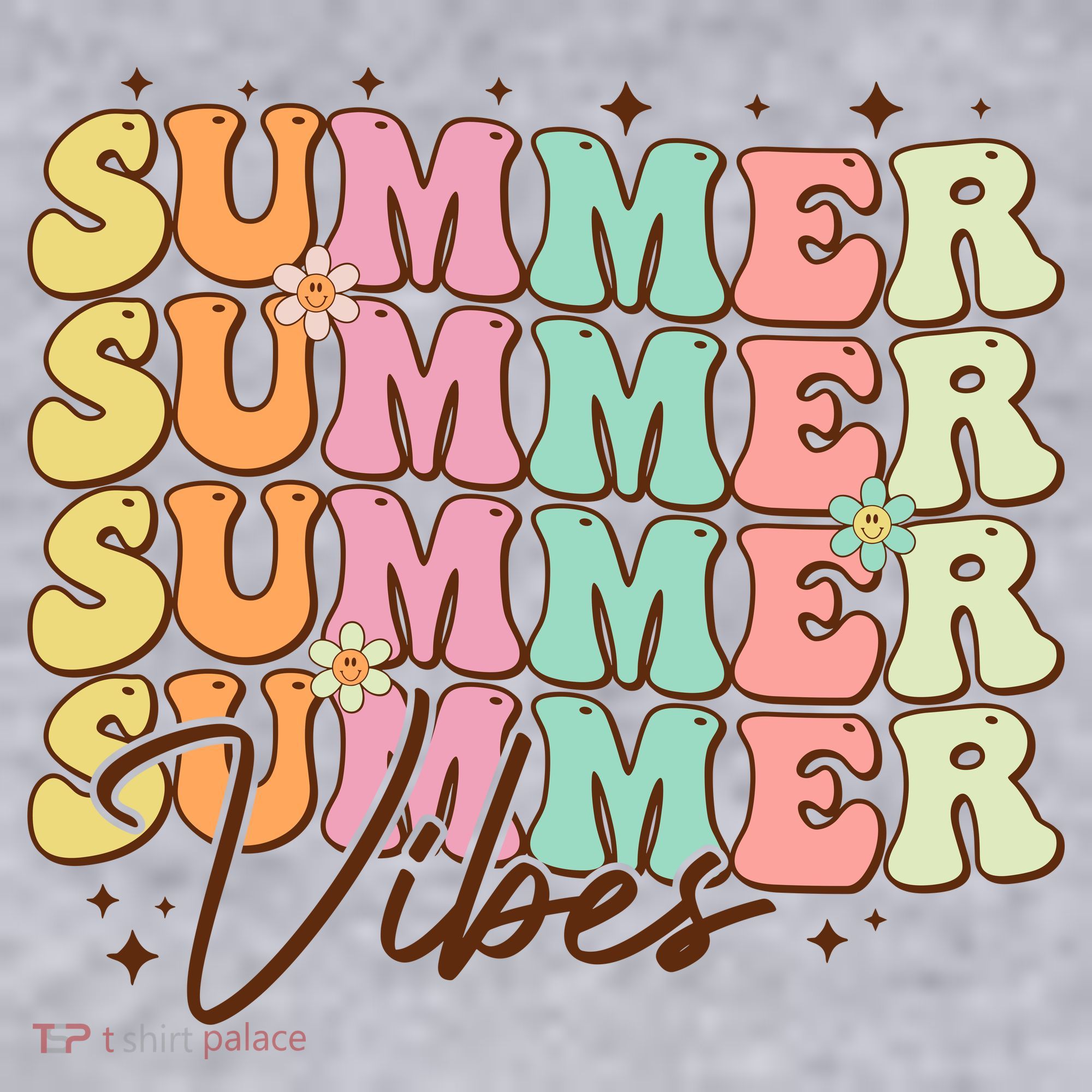 Retro Groovy Summer Vibes For  Summer Vacation Women's Sweatshirt