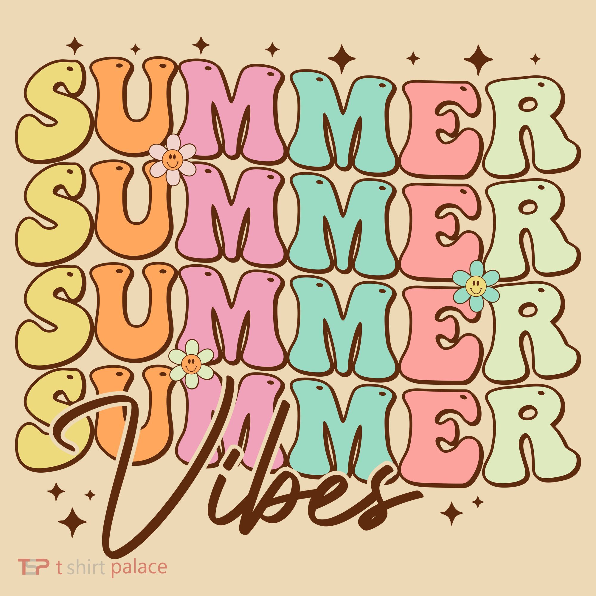 Retro Groovy Summer Vibes For  Summer Vacation Tote Bag