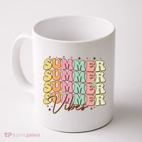 Retro Groovy Summer Vibes For  Summer Vacation Coffee Mug thumb 0