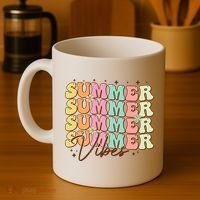 Retro Groovy Summer Vibes For  Summer Vacation Coffee Mug thumb 4