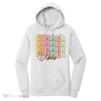 Retro Groovy Summer Vibes For  Summer Vacation Women's Hoodie thumb 0