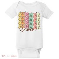 Retro Groovy Summer Vibes For  Summer Vacation Baby Bodysuit thumb 0