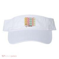 Retro Groovy Summer Vibes For  Summer Vacation Visor thumb 0