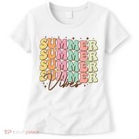 Retro Groovy Summer Vibes For  Summer Vacation Women's T-Shirt thumb 0