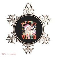 Retro Groovy Santa Claus Christmas Vibes Gift Ornament thumb 0
