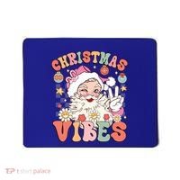 Retro Groovy Santa Claus Christmas Vibes Gift Mousepad thumb 0