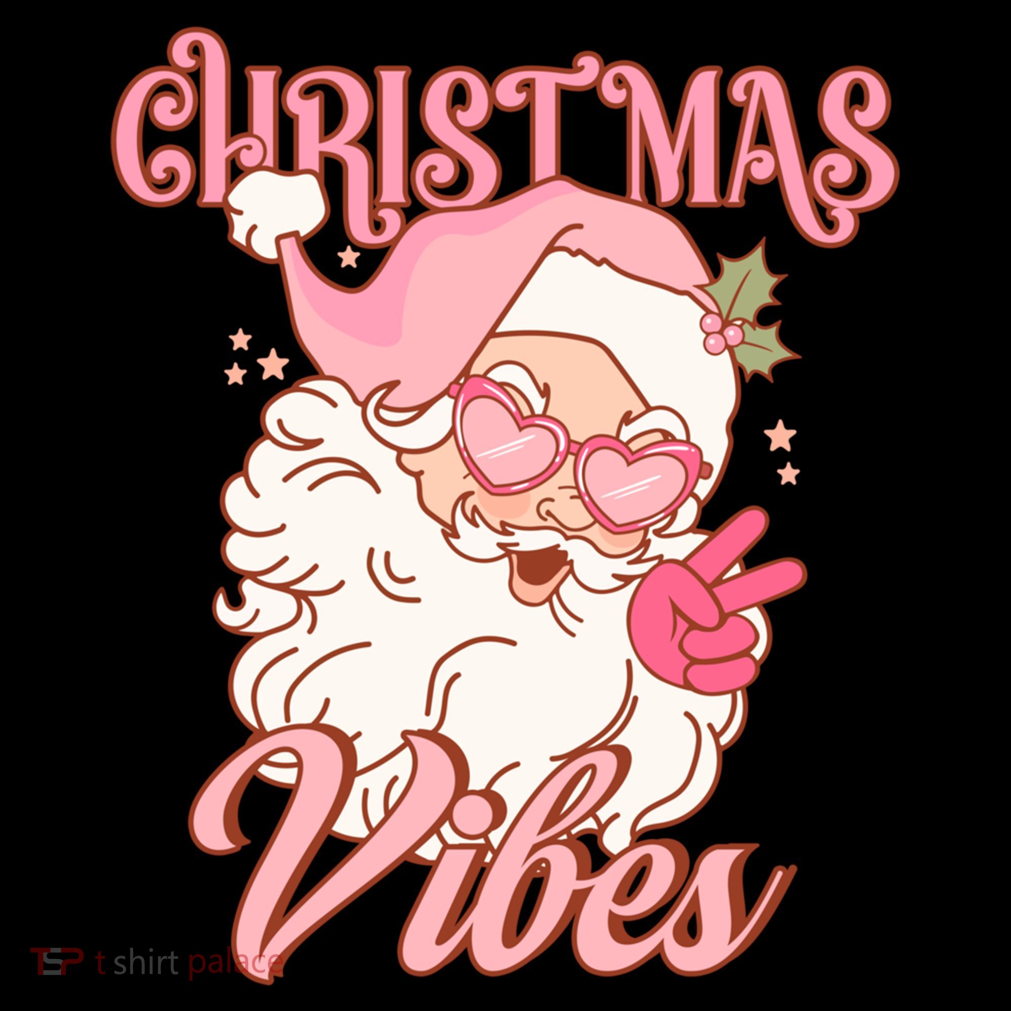 Retro Groovy Santa Claus Christmas Vibes Gift Coffee Mug