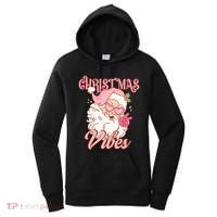 Retro Groovy Santa Claus Christmas Vibes Gift Women's Hoodie thumb 0