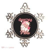 Retro Groovy Santa Claus Christmas Vibes Gift Ornament thumb 0