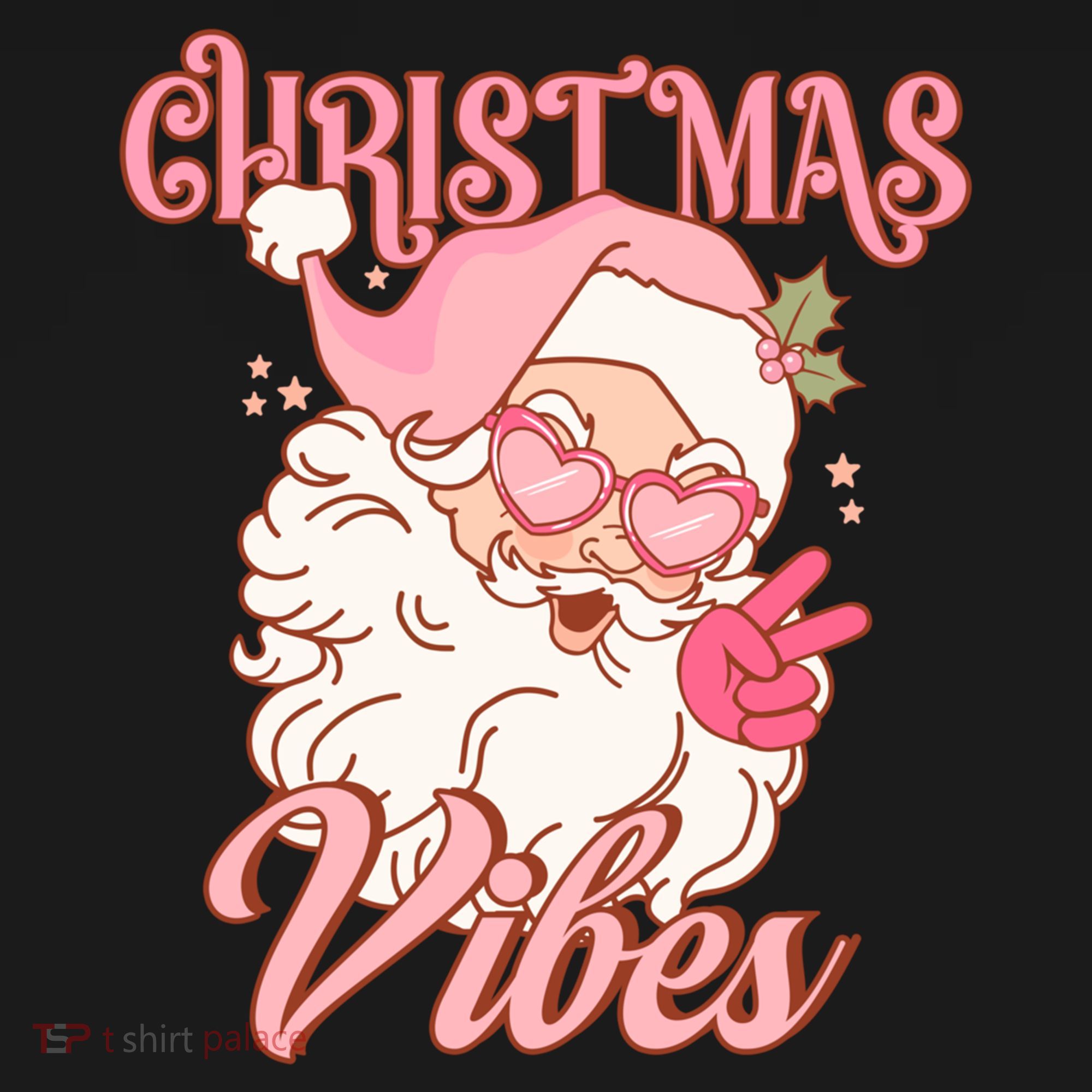 Retro Groovy Santa Claus Christmas Vibes Gift Ornament