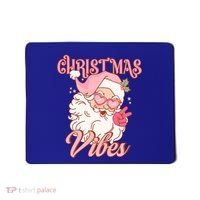 Retro Groovy Santa Claus Christmas Vibes Gift Mousepad thumb 0